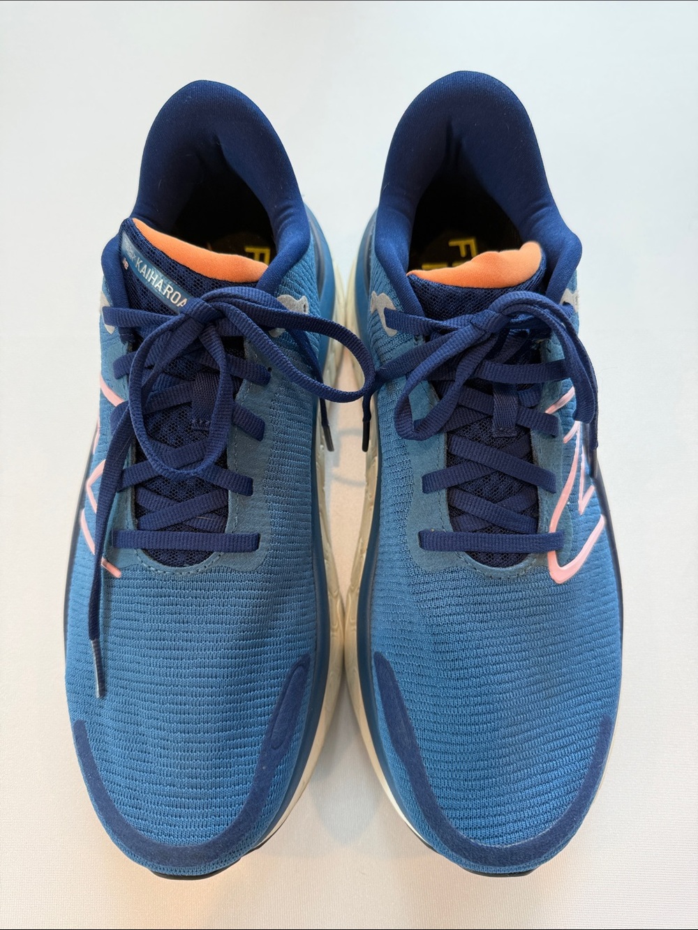 New Balance Fresh Foam X Kaiha Road Blue Pink Orange Running Shoes Sz 10